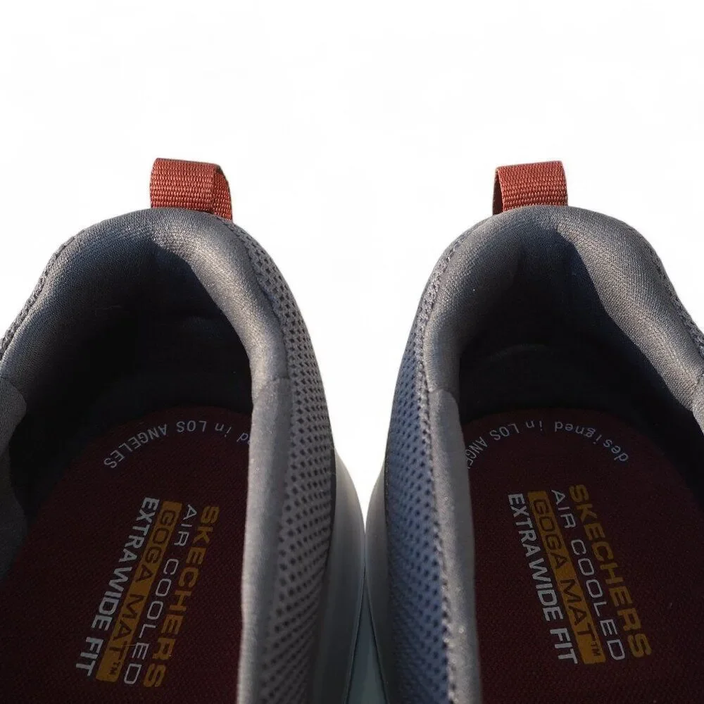 Skechers GOwalk Max Clinched Slip-on Comfort Shoes Grey 216010WW‎ Men's 11WW